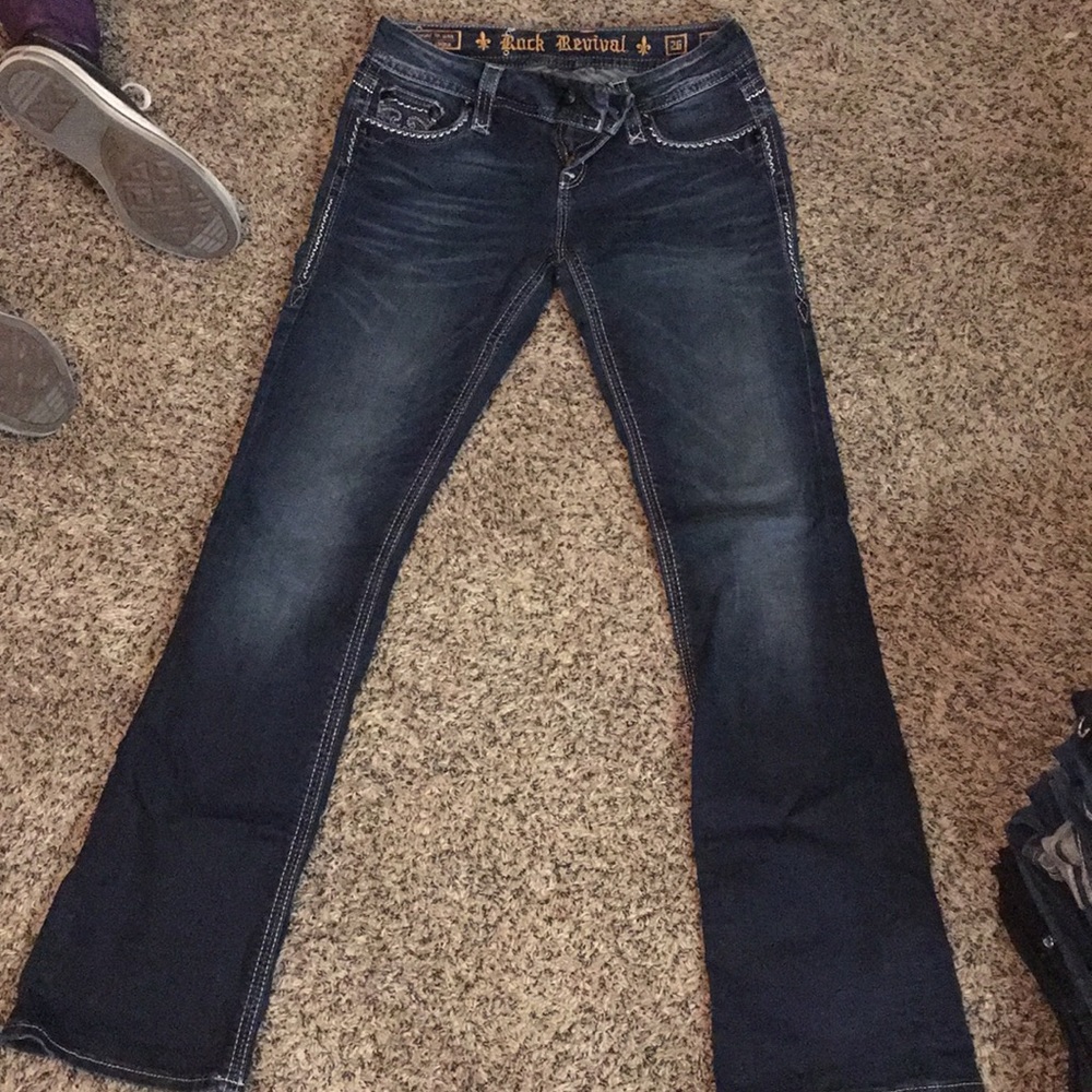 Rock revivals size 26 jacklyn boot cut
